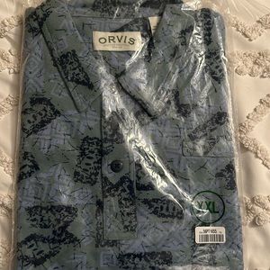 Orvis men’s three button down shirt